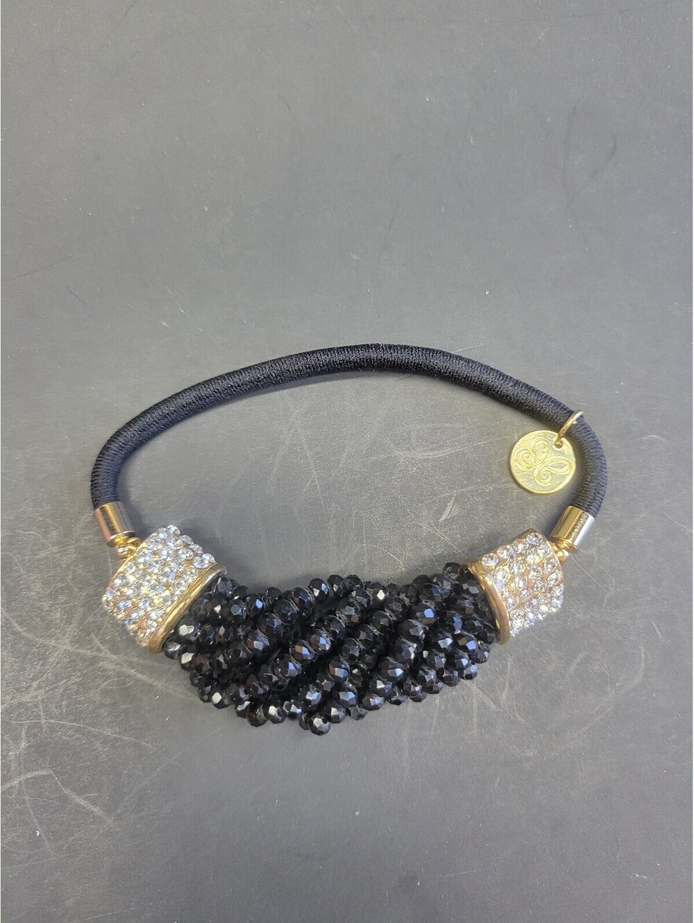 SOHO Rhinestone Hair Tie Elastic Ponytail Holder
